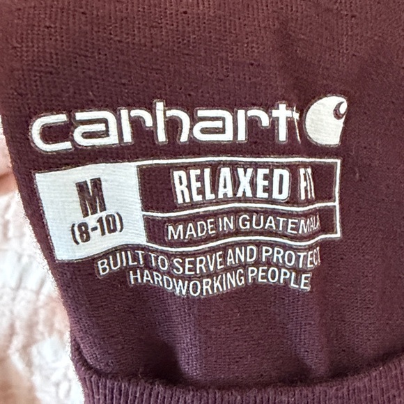 Carhartt T-Shirts in Maroon and Peach - Picture 7 of 7